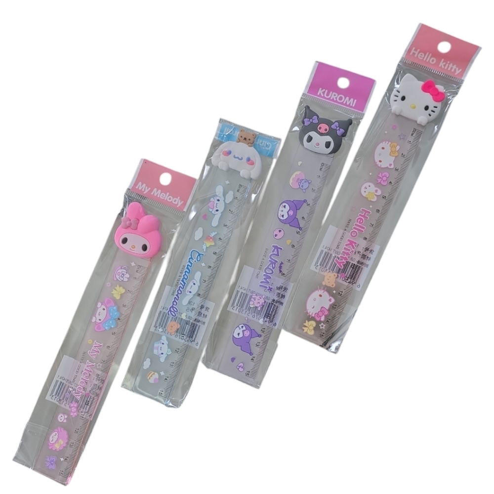 Clear Sanrio Character Ruler - Picture 5 of 5